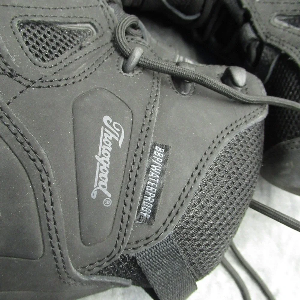 Thorogood Boots Unisex 6M‎ 8W Black Steel Toe 6